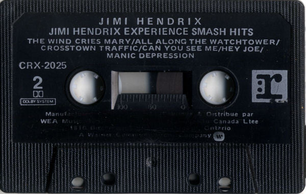 The Jimi Hendrix Experience : Smash Hits (Cass, Comp, RE, Dol)