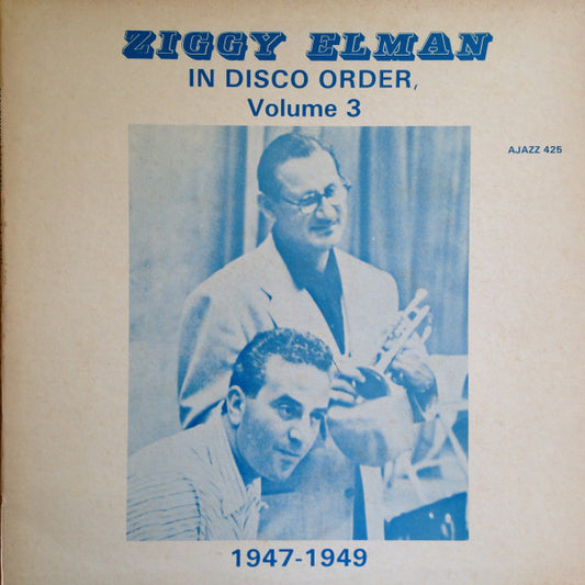 Ziggy Elman : In Disco Order Volume 3 (LP, Comp, Mono, Unofficial)