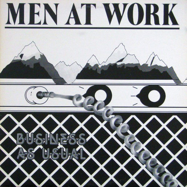 Men At Work : Business As Usual (LP, Album, Whi)