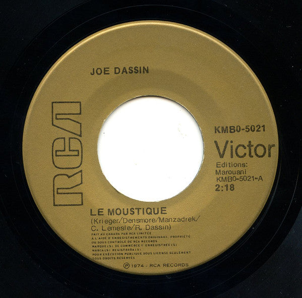 Joe Dassin : Le Moustique / Salut Les Amoureux (7", Single)