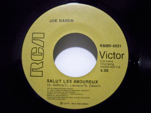 Joe Dassin : Le Moustique / Salut Les Amoureux (7", Single)