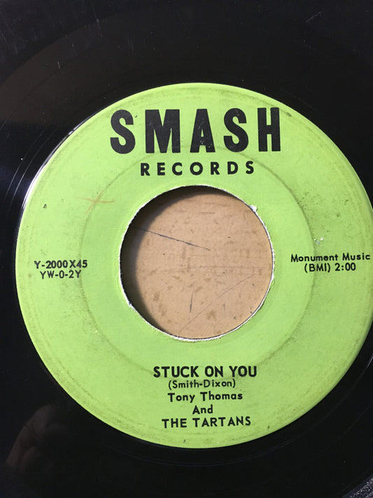 Tony Thomas And The Tartans : Old Enough To Know / Stuck On You (7")