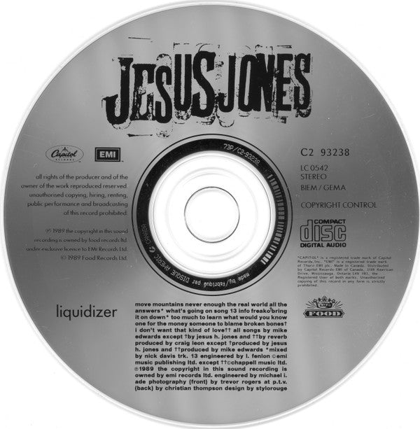 Jesus Jones : Liquidizer (CD, Album)