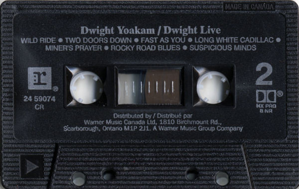 Dwight Yoakam : Dwight Live (Cass, Album, Dol)