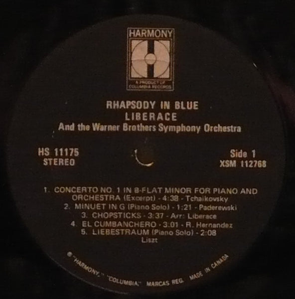Liberace : Liberace Plays Rhapsody In Blue And Other Favorites (LP, Comp)