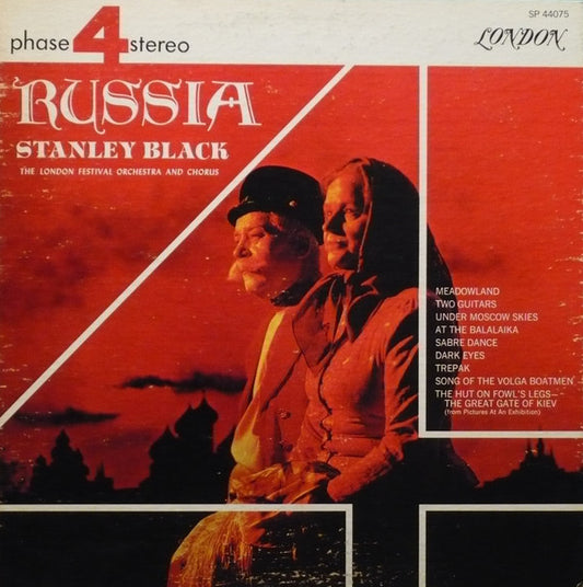 Stanley Black Conducting The London Festival Orchestra And Chorus* : Russia (LP, Album, Gat)