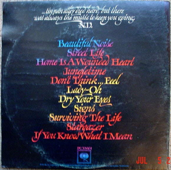 Neil Diamond : Beautiful Noise (LP, Album, Pit)