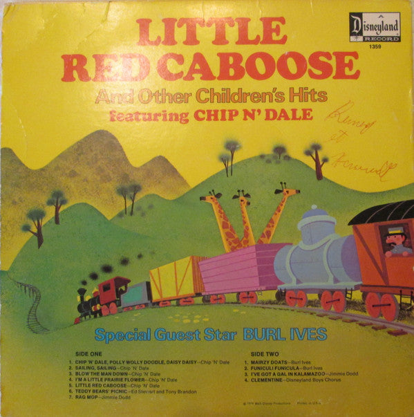 Chip N' Dale* / Burl Ives : The Little Red Caboose And Other Children's Hits (LP, Album, Mono)