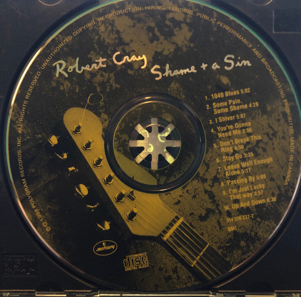 The Robert Cray Band : Shame + A Sin (CD, Album)