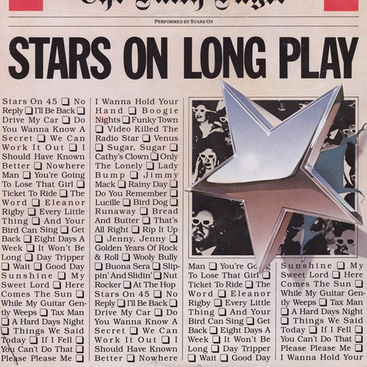 Stars On* / Long Tall Ernie And The Shakers : Stars On Long Play (LP, Album, Mixed, Red)