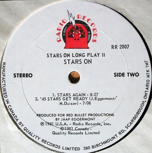 Stars On 45 - Stars On Long Play II (LP, Comp, Mixed) (Very Good (VG))