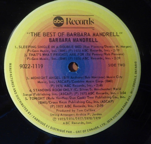 Barbara Mandrell : The Best Of Barbara Mandrell (LP, Comp)