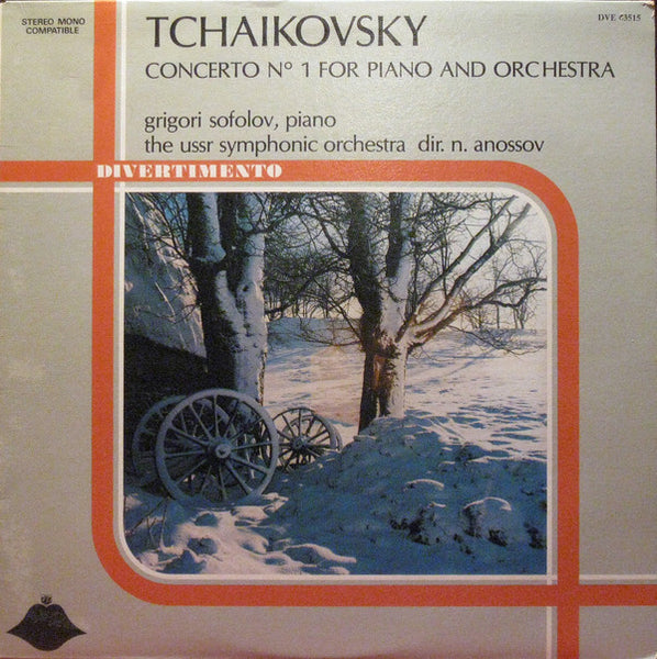 Pyotr Ilyich Tchaikovsky, Grigori Sofolov, Russian State Symphony Orchestra : Tchaikovski concerto no.1 pour piano et orchestre (LP, Album)