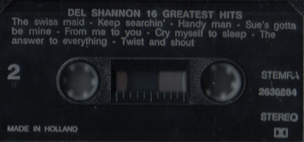 Del Shannon : Runaway: 16 Greatest Hits (Cass, Album, Comp)