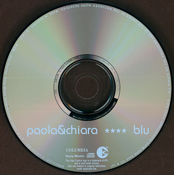 Paola & Chiara : Blu (CD, Album, Copy Prot., Enh)