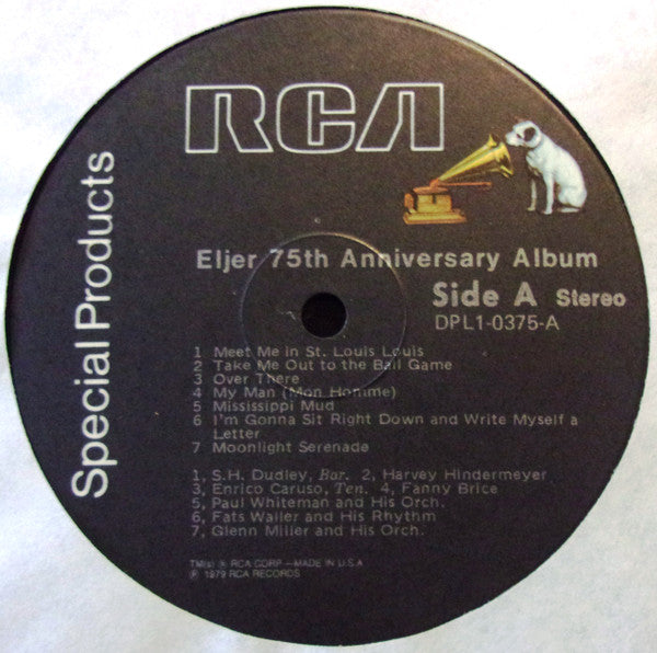 Various : Eljer 75th Anniversary Album (LP, Album, Comp, Gat)