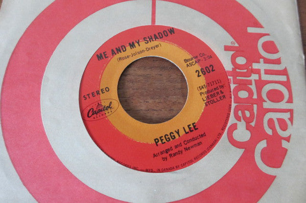 Peggy Lee : Is That All There Is  (7", Single)