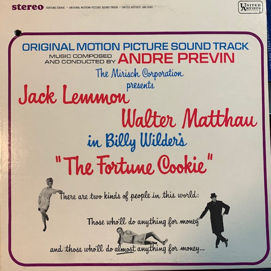 Andre Previn* : The Fortune Cookie:  Original Motion Picture Sound Track (LP, Album)