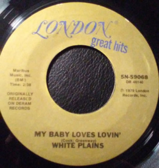 White Plains / Brotherhood Of Man : My Baby Loves Lovin' / United We Stand (7", Single)