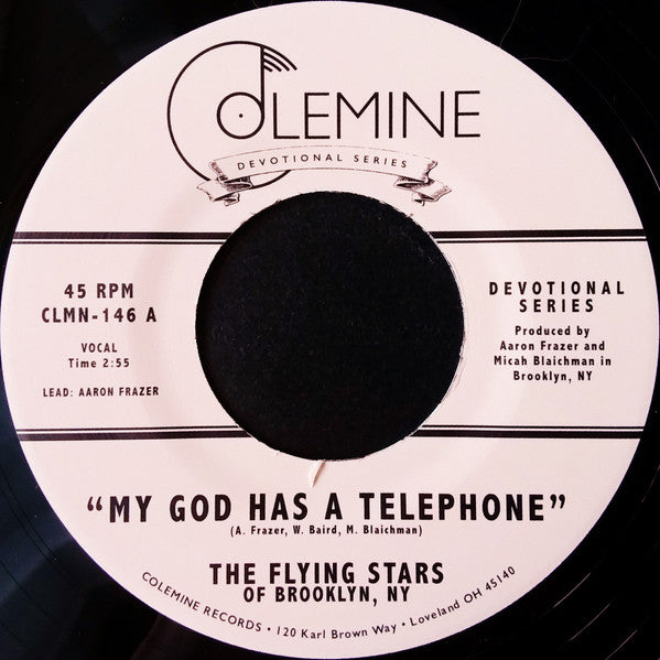 The Flying Stars of Brooklyn, NY : My God Has A Telephone (7")