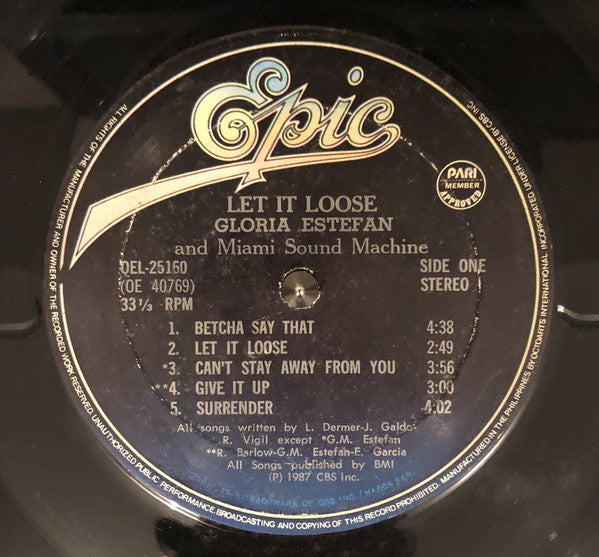 Miami Sound Machine : Let It Loose (LP, Album)