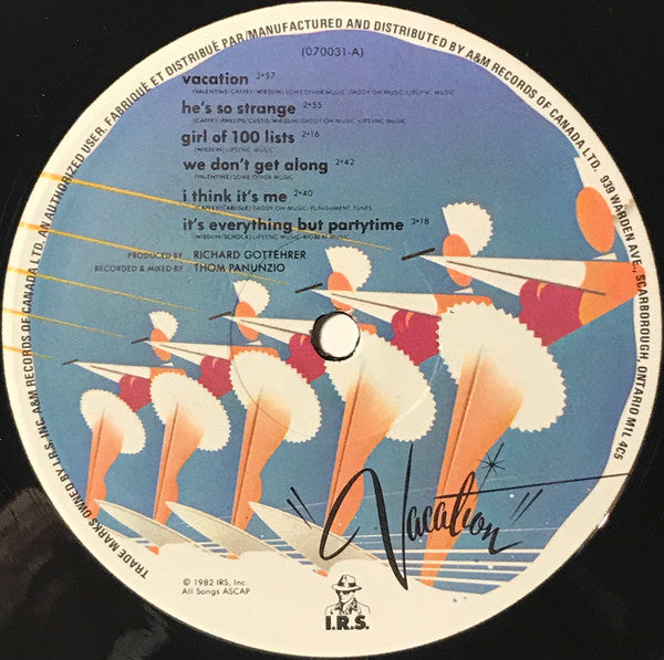Go-Go's : Vacation (LP, Album)