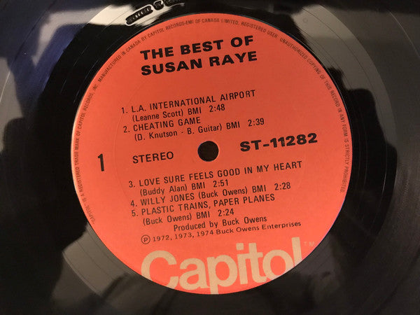 Susan Raye : The Best Of Susan Raye (LP, Album, Comp)