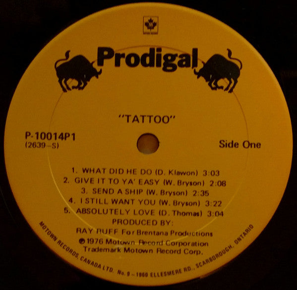 Tattoo (6) : Tattoo (LP, Album)