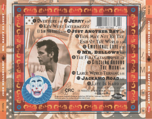 John Cougar Mellencamp : Mr. Happy Go Lucky (CD, Album)