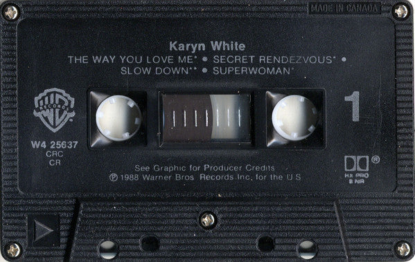 Karyn White : Karyn White (Cass, Album, Club, Dol)