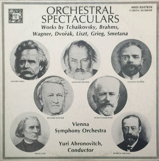 Wiener Symphoniker, Yuri Ahronovitch : Orchestral Spectaculars - Works By Tchaikovsky, Brahms, Wagner, Dvořák, Liszt, Others (2xLP)