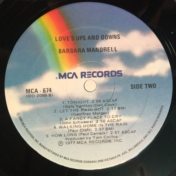 Barbara Mandrell : Love's Ups And Downs (LP, Album)