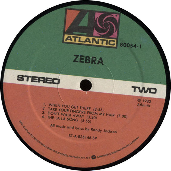 Zebra (8) : Zebra (LP, Album, SP )