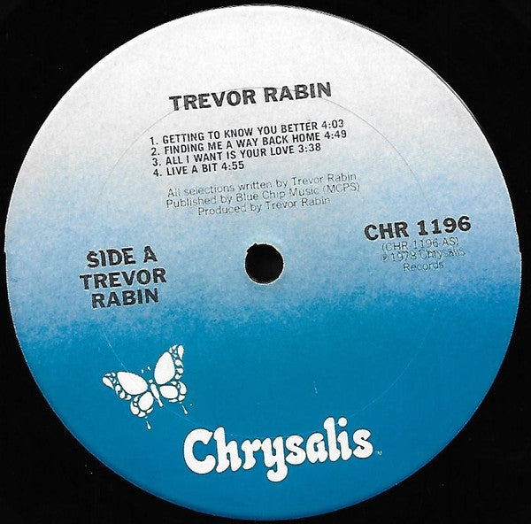 Trevor Rabin : Trevor Rabin (LP, Album, San)