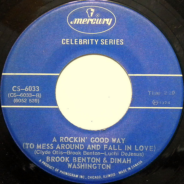 Brook Benton & Dinah Washington : Baby (You've Got What It Takes) / A Rockin' Good Way (To Mess Around And Fall In Love) (7", Single)