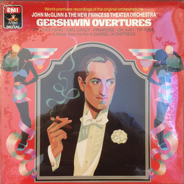 George Gershwin - John McGlinn & The New Princess Orchestra : Gershwin Overtures (LP)