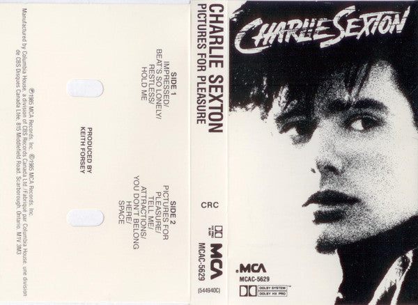 Charlie Sexton : Pictures For Pleasure (Cass, Album, Club, Dol)