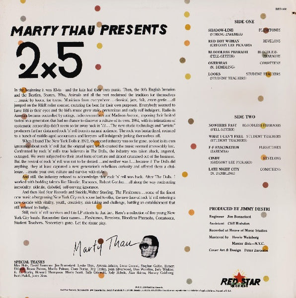 Various : Marty Thau Presents 2x5 (LP, Album, Comp)