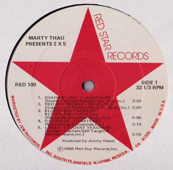 Various : Marty Thau Presents 2x5 (LP, Album, Comp)