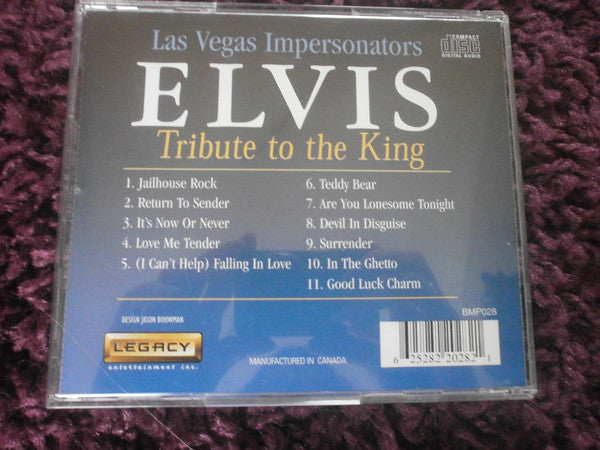 Las Vegas Impersonators : Elvis - A Tribute To The King (CD, Album)