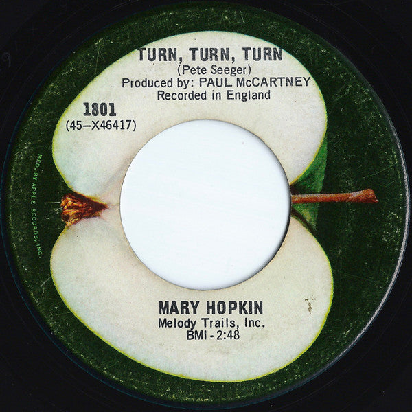 Mary Hopkin : Those Were The Days (7", Single)