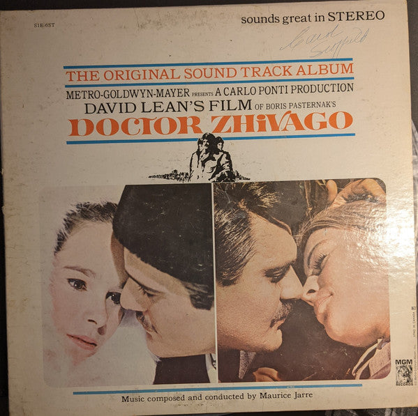 Maurice Jarre, MGM Studio Orchestra : Doctor Zhivago Original Soundtrack Album (LP, Club, RE)