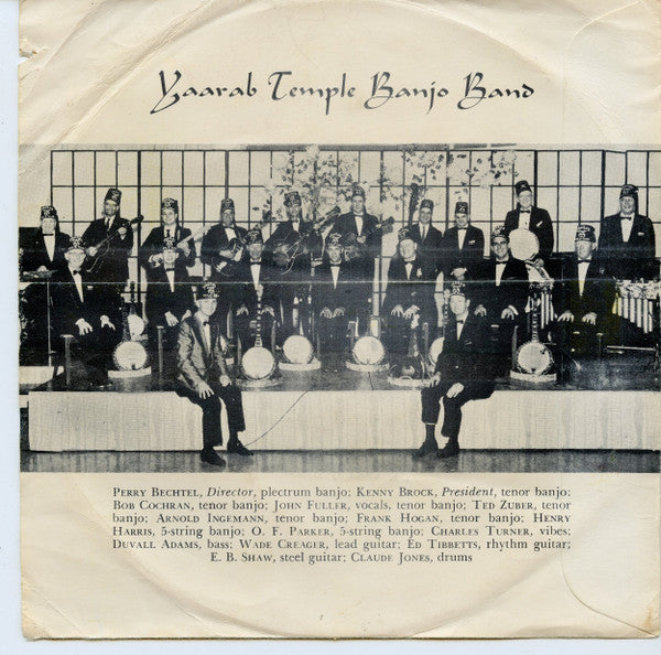 Yaarab Temple Banjo Band : Anytime / Robert E. Lee - Alabama Jubilee (7")