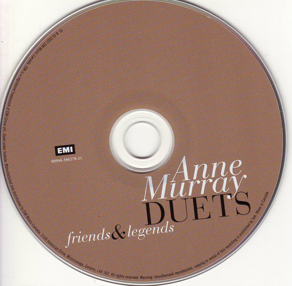 Anne Murray : Duets: Friends & Legends (CD, Album)