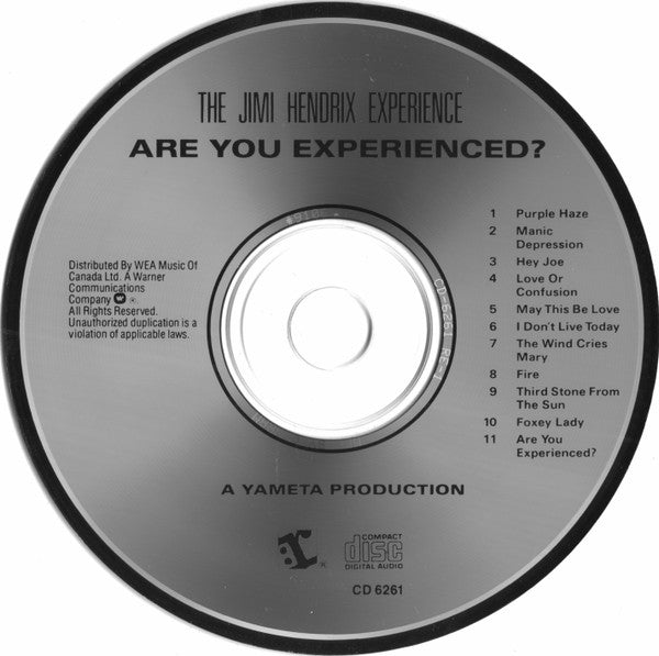 The Jimi Hendrix Experience : Are You Experienced? (CD, Album, RE, RM)