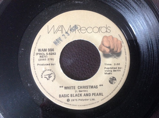 Basic Black and Pearl : White Christmas (7", Single)