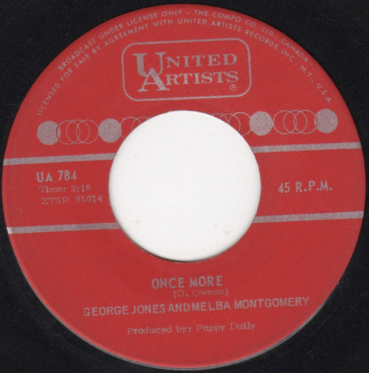 George Jones And Melba Montgomery* : Once More (7")