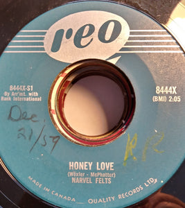 Narvel Felts : Honey Love / Genavee  (7")