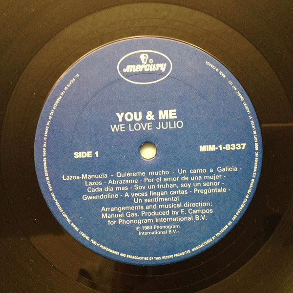 Tu Y Yo : We Love Julio (LP, Album)