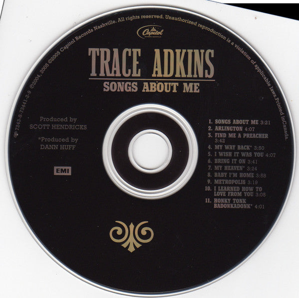 Trace Adkins : Songs About Me (CD, Album)